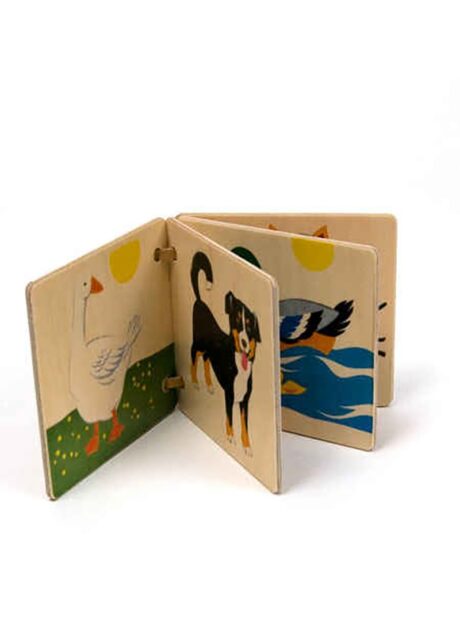Wooden Picture Book - Domestic Animals Small