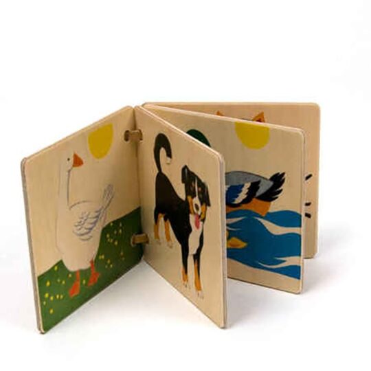 Wooden Picture Book - Domestic Animals Small