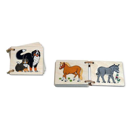 Wooden Picture Book - Farm Animals Mini
