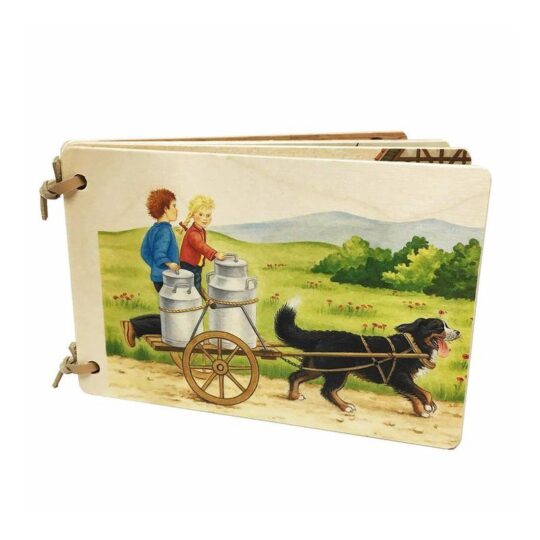 Wooden Picture Book - Farmyard