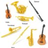 Safari Miniatures - Musical Instruments
