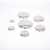 Sensory Reflective Silver Buttons