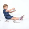 Sensory Reflective Silver Buttons