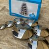 Sensory Reflective Silver Buttons