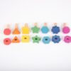 Rainbow Wooden Nuts & Bolts