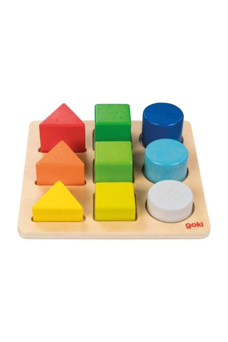 Colour and shape assorting board
