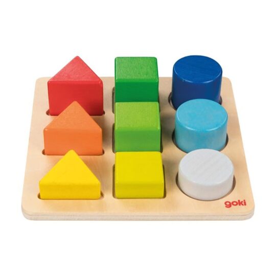 Colour and shape assorting board