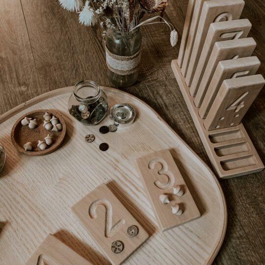 Wooden Number Counting Boards