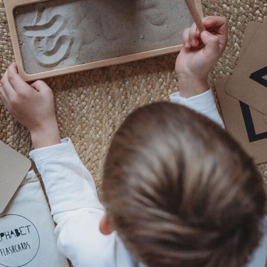 Wooden Semolina Writing Tray