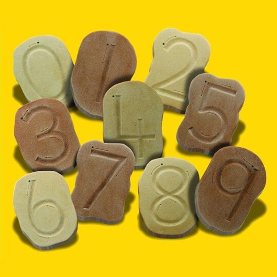 Feels-Write Number Stones
