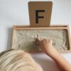 Wooden Semolina Writing Tray