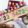 Wooden Number Tracing Board