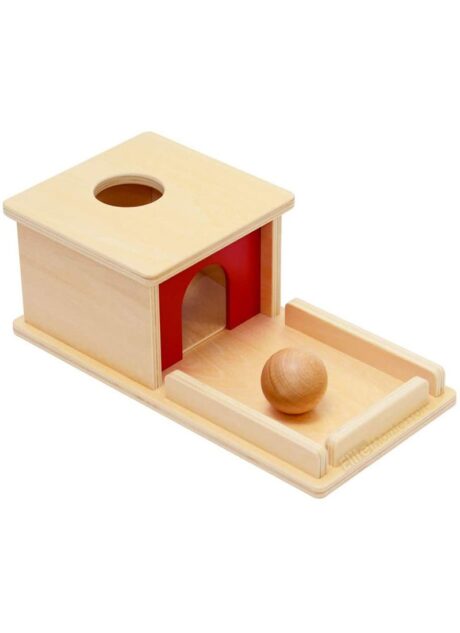 Object Permanence Box With Tray