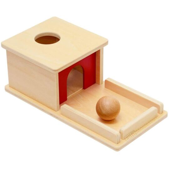 Object Permanence Box With Tray
