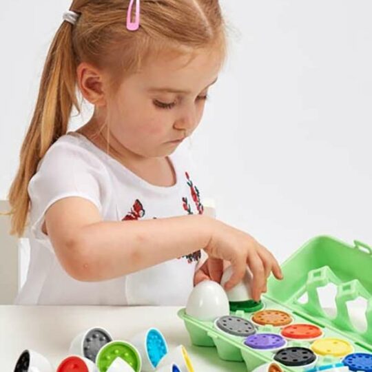 Colour Match Eggs - Pk12