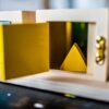 Lock Boxes with tray (Set of 6)