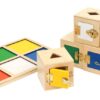 Lock Boxes with tray (Set of 6)