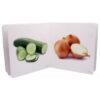 Book with Realistic images "Vegetables"