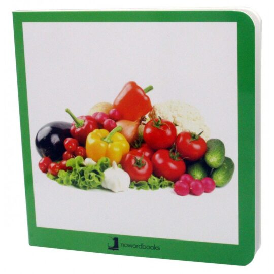 Book with Realistic images "Vegetables"