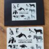 Black and White infant Cards