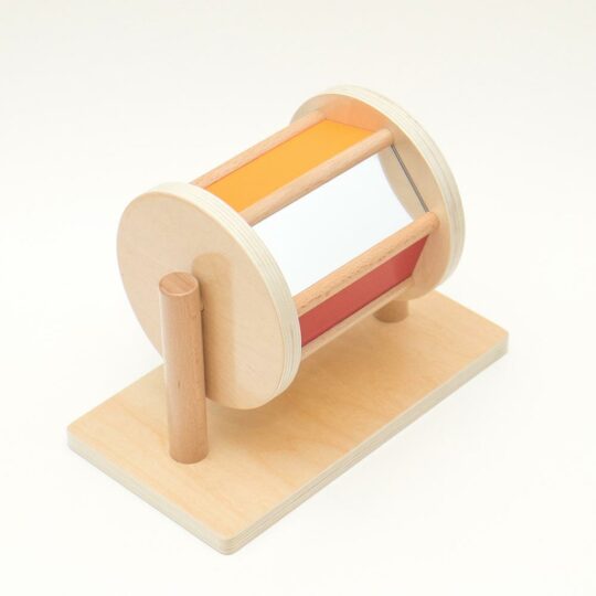 Spinning Drum with Mirror &  Bell