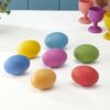 Rainbow Wooden Eggs & Egg Cups - Pk7
