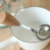 Small Serving Spoon with Wooden Handle