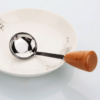 Small Serving Spoon with Wooden Handle