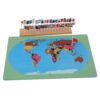 World Map with Flags