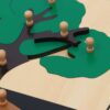 Wooden Knob Puzzle - Tree