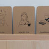 Daily Routine Flashcards Stand (Greek)