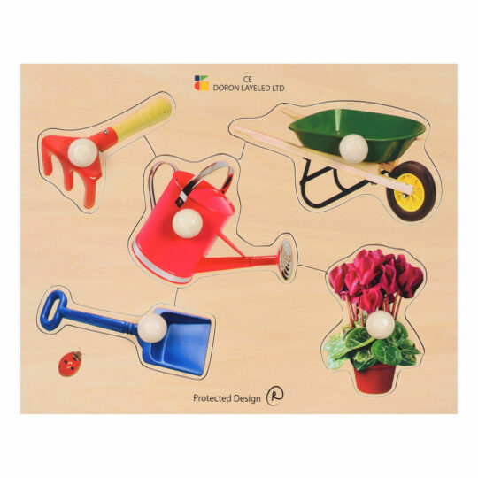 Wooden Knobs Puzzle - Gardening