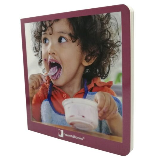 Book with Realistic images "Eating"