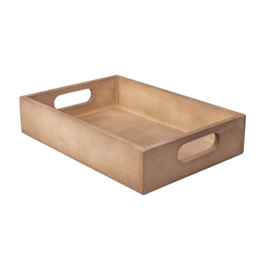 Wooden Tray with handles - Natural Color