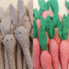 Spring Infant Rattles - Carrot & Bunny