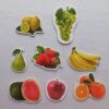 Bamboo Magnetic Pieces "Fruits 1"