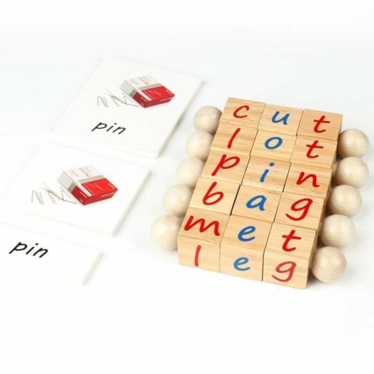 English Spelling Rods with Blocks
