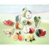 Bamboo Magnetic Pieces "Fruits 1"