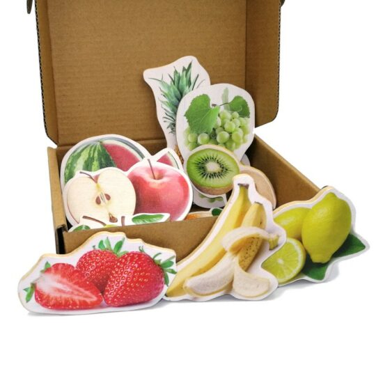 Bamboo Magnetic Pieces "Fruits 1"