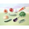 Bamboo Magnetic Pieces "Vegetables"