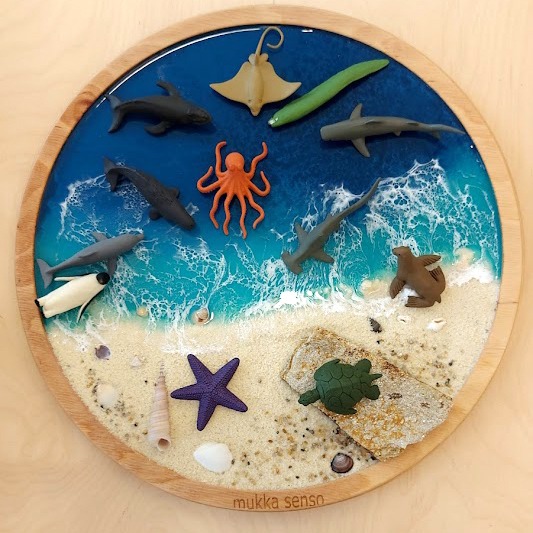 Handmade Theme Trays - Beach