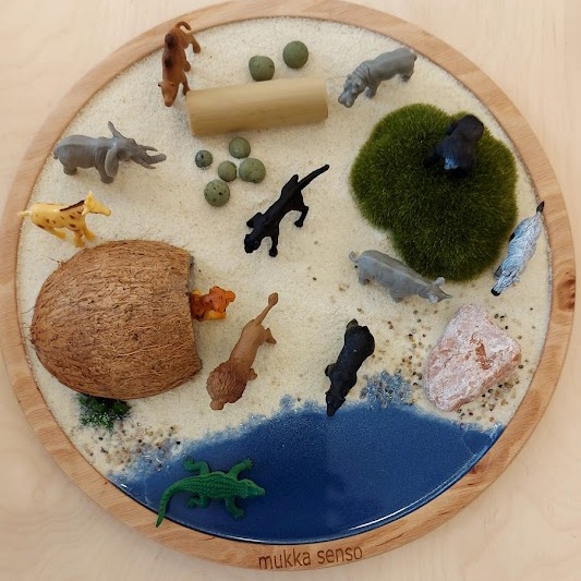 Handmade Theme Trays - Safari