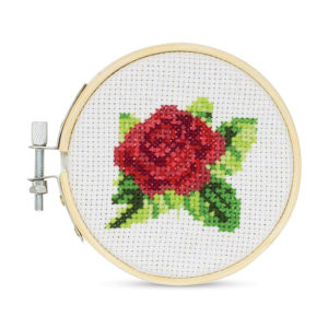 Mini Embroidery Kit - Rose