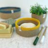 Handmade Seagrass & Jute Basket Small