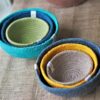 Handmade Woven Jute Bowl Set of 3 - OCEAN