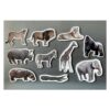 Bamboo Magnetic Pieces "Wild Animals"