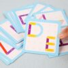 Wooden Geoboard with Puzzle Blocks and Cards