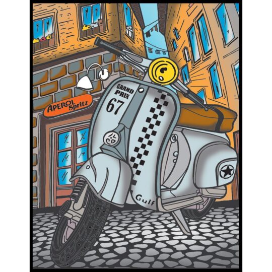 Colorvelvet "Vespa"