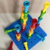 Color Pegs and Pegboard Set