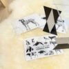 Black and White infant Cards